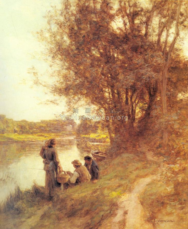 Les Pecheurs - 莱昂·奥古斯汀·莱尔米特